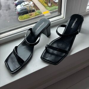 Jeffrey Campbell Black Strappy Heels